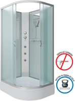 Душевая кабина Niagara Classic NG-33394-14LBKG 130х90 см, без крыши, с гидромассажем