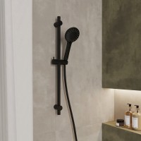 Душевая лейка Milardo Ideal Spa ILS5FBRM18 матовая черная