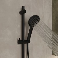 Душевая лейка Milardo Ideal Spa ILS5FBRM18 матовая черная