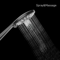 Душевая лейка Milardo Ideal Spa ILS5FBRM18 матовая черная