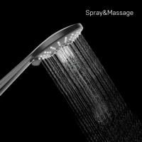 Душевая лейка Milardo Ideal Spa ILS5FBRM18 матовая черная