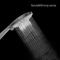 Душевая лейка Milardo Ideal Spa ILS5FBRM18 матовая черная