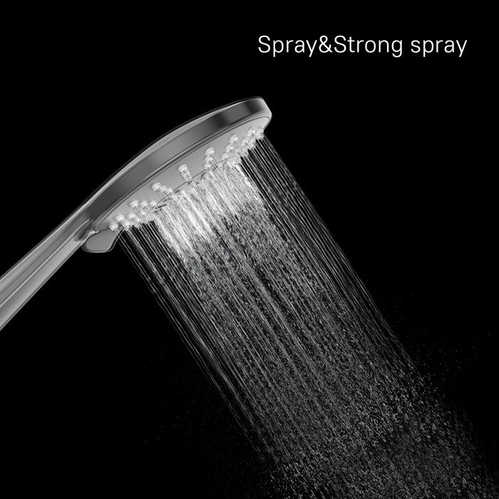 Душевая лейка Milardo Ideal Spa ILS5FBRM18 матовая черная