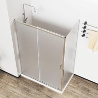 Душевой уголок Vincea City VSR-5CT9012MT 120х90 см, профиль хром, стекло текстурное