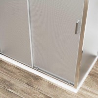Душевой уголок Vincea City VSR-5CT9012MT 120х90 см, профиль хром, стекло текстурное