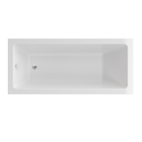 Ванна из искусственного камня Triton Сириус 180x80 см, встраиваемая, белая, на ножках