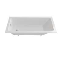 Ванна из искусственного камня Triton Сириус 180x80 см, встраиваемая, белая, на ножках