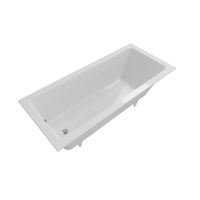 Ванна из искусственного камня Triton Сириус 180x80 см, встраиваемая, белая, на ножках