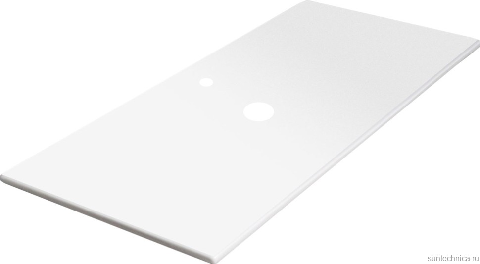 Мебель для ванной комнаты Armadi Art Vallessi Avangarde Linea 100 белая, с накладной раковиной