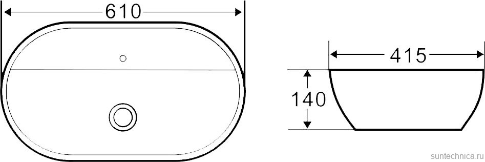 Мебель для ванной комнаты Armadi Art Vallessi Avangarde Linea 100 белая, с накладной раковиной