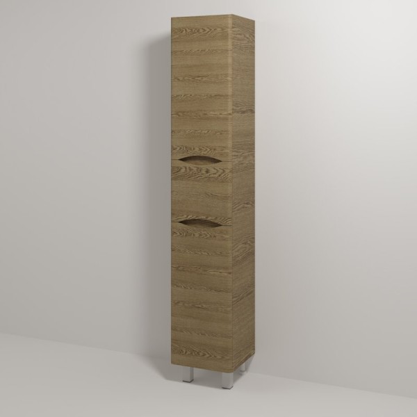 Шкаф пенал для ванной Vod-Ok Adel 30 L, крымский дуб