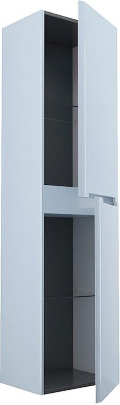 Шкаф пенал для ванной IDDIS Edifice 40 голубой