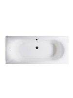 Ванна из искусственного камня Астра-Форм Лира 180x80 см, пристенная, белая, на ножках