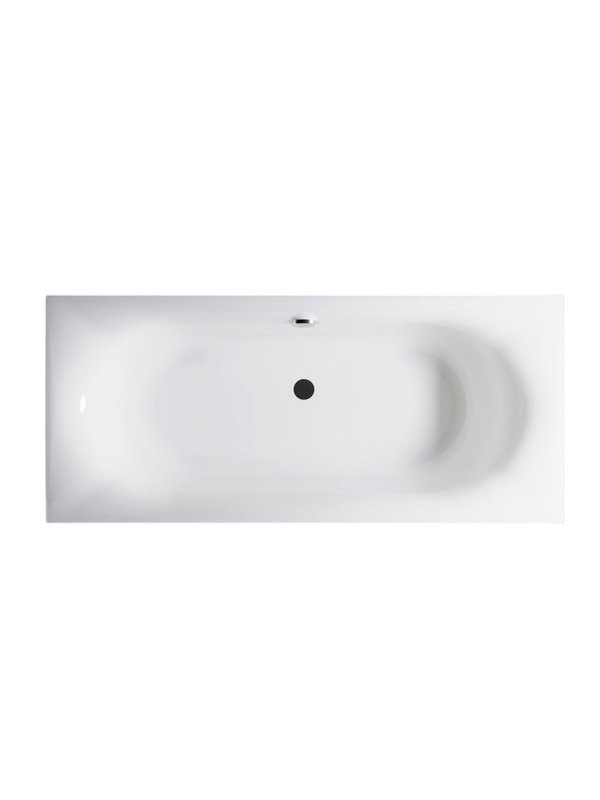 Ванна из искусственного камня Астра-Форм Лира 180x80 см, пристенная, белая, на ножках