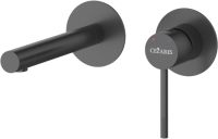 Смеситель для раковины Cezares Relax RELAX-BLI2-2-NOP-W0 С ВНУТРЕННЕЙ ЧАСТЬЮ, матовый черный