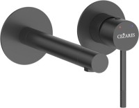 Смеситель для раковины Cezares Relax RELAX-BLI2-2-NOP-W0 С ВНУТРЕННЕЙ ЧАСТЬЮ, матовый черный