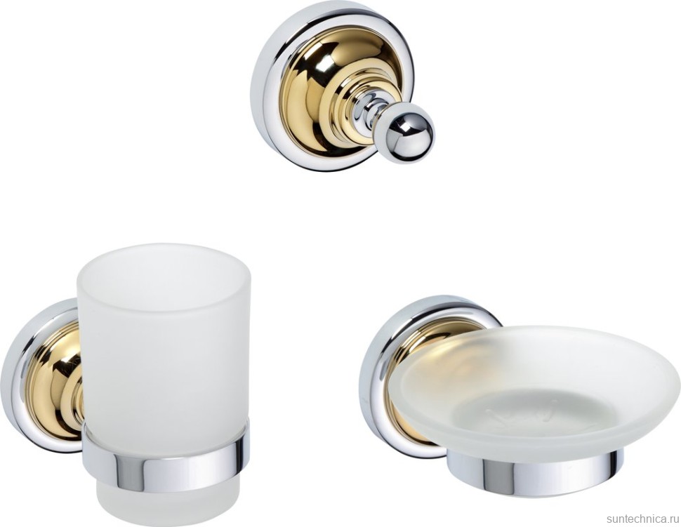 Набор Мыльница Bemeta Retro 144208028 + Стакан 144210018 + Крючок 144206138