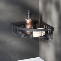 Полка AM.PM Sense L A7452122 угловая, черная Полка AM.PM Sense L A7452122 угловая, черная