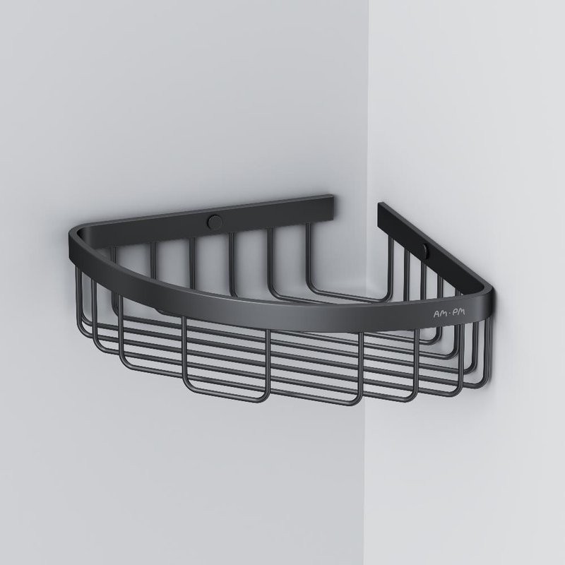 Полка AM.PM Sense L A7452122 угловая, черная