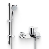Душевой комплект Смеситель Hansgrohe Metris 31480000 + Гарнитур Croma 100 27772000