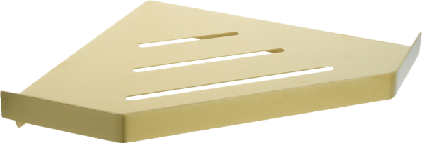 Полка Fixsen Hi-Tech FX-841G угловая, матовое золото