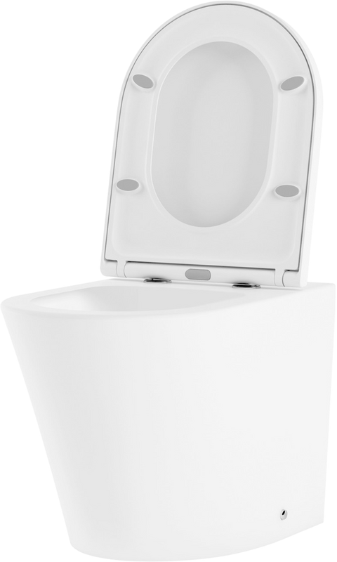 Комплект Lavinia Boho Унитаз приставной Biore 33044050 + Крышка-сиденье Biore 33290410 с микролифтом + Бачок скрытого монтажа RelFix 38020010 + Кнопка RelFix 380501MB + Дозатор RelFix 38040010