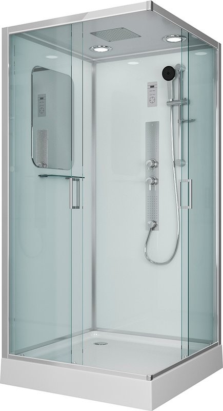 Душевая кабина Niagara Premium NG-6002-01GQ 100х100х210, с низким поддоном