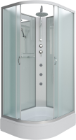 Душевая кабина Niagara Classic NG-33094-14RBKTG 100х90 см, без крыши, с гидромассажем и тропическим душем