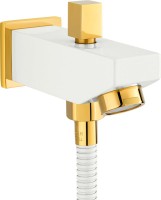 Душевой комплект Shouder Romer 0264116 С ВНУТРЕННЕЙ ЧАСТЬЮ, с изливом, слоновая кость, золото