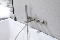 Встраиваемый смеситель для душа и ванны Abber Rund AF8730SP С ВНУТРЕННЕЙ ЧАСТЬЮ, сатин