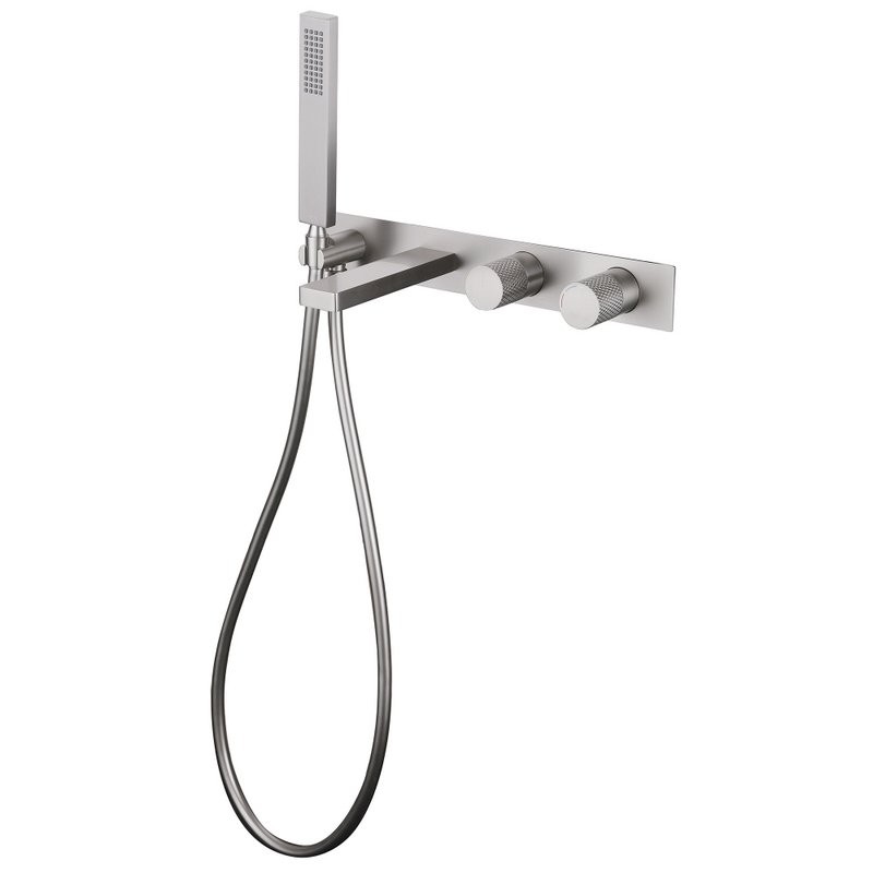 Встраиваемый смеситель для душа и ванны Abber Rund AF8730SP С ВНУТРЕННЕЙ ЧАСТЬЮ, сатин