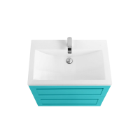 Тумба под раковину без столешницы Art&Max Platino 60 подвесная, светло-зеленая матовая