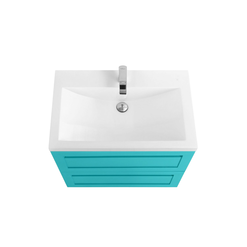 Тумба под раковину без столешницы Art&Max Platino 60 подвесная, светло-зеленая матовая