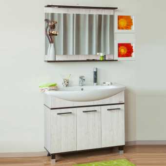Мебель для ванной Sanflor Толедо 105, венге, орегон