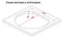 Акриловая ванна Gemy G9053 B