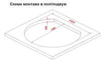 Акриловая ванна Gemy G9053 B Акриловая ванна Gemy G9053 B