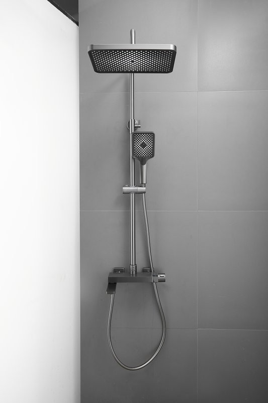 Душевая стойка BELZ B672 B24672-3 оружейная сталь