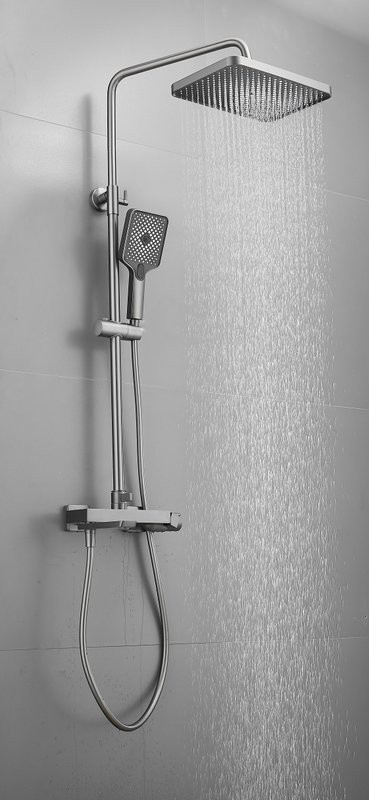 Душевая стойка BELZ B672 B24672-3 оружейная сталь