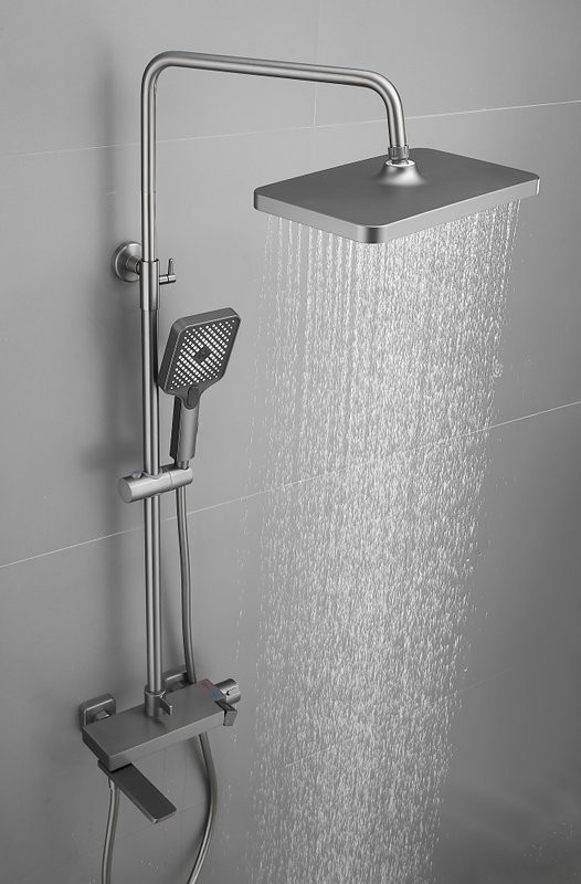 Душевая стойка BELZ B672 B24672-3 оружейная сталь