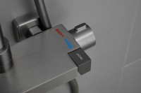 Душевая стойка BELZ B672 B24672-3 оружейная сталь