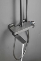 Душевая стойка BELZ B672 B24672-3 оружейная сталь