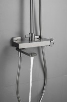 Душевая стойка BELZ B672 B24672-3 оружейная сталь