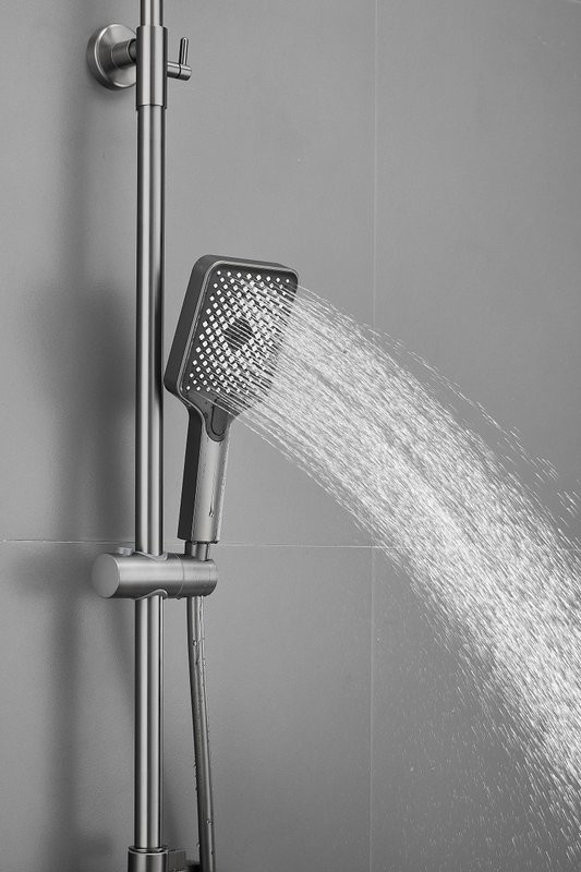 Душевая стойка BELZ B672 B24672-3 оружейная сталь