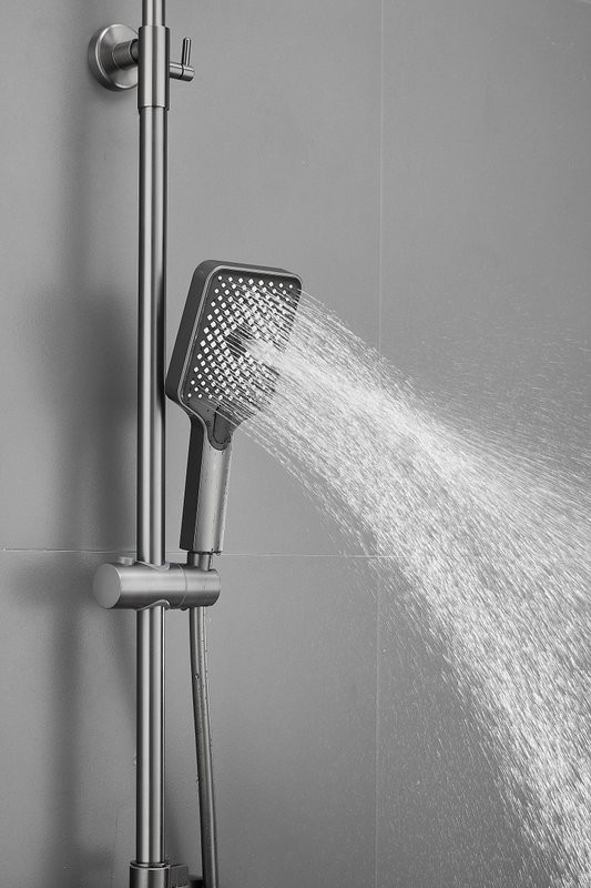 Душевая стойка BELZ B672 B24672-3 оружейная сталь