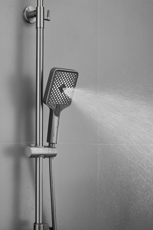 Душевая стойка BELZ B672 B24672-3 оружейная сталь