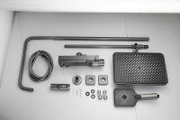 Душевая стойка BELZ B672 B24672-3 оружейная сталь