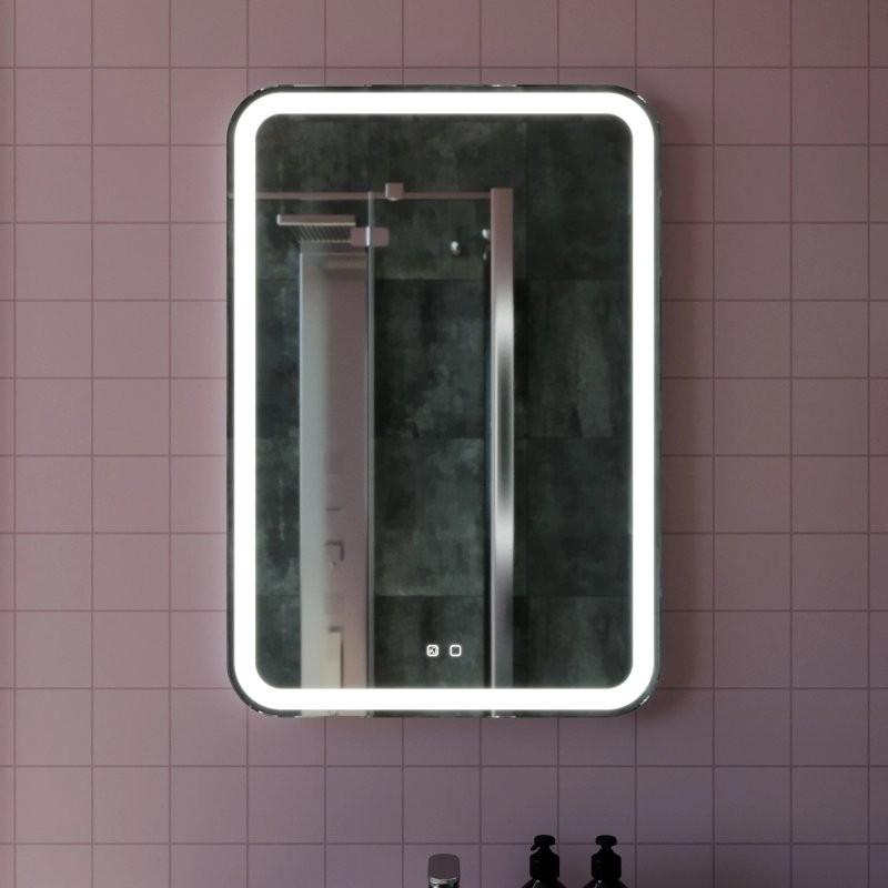 Зеркало Mixline Мальта -VOICE 55 с подсветкой, с подогревом, голосовое управление