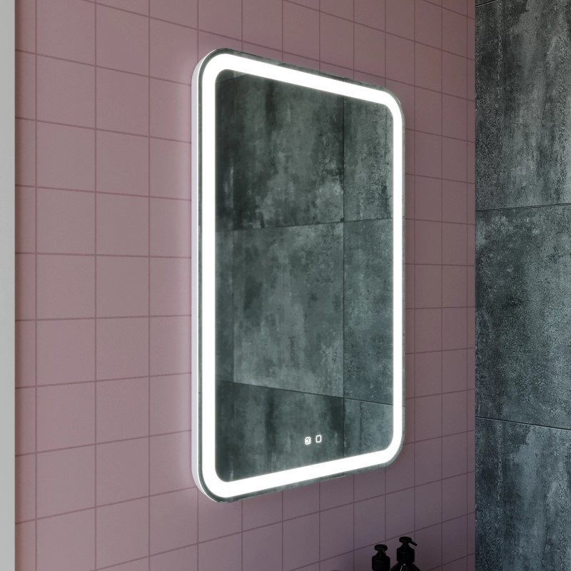 Зеркало Mixline Мальта -VOICE 55 с подсветкой, с подогревом, голосовое управление