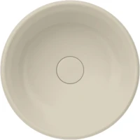 Накладная раковина KERAMA MARAZZI Circo 36 матовая песочная, круглая, фаянс