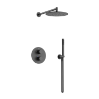 Душевой комплект Sancos Etna SC9010MB С ВНУТРЕННЕЙ ЧАСТЬЮ, черный матовый